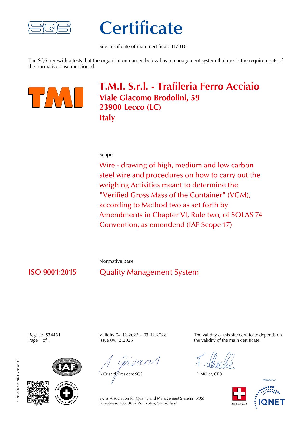 Anteprima ISO 9001 — EN