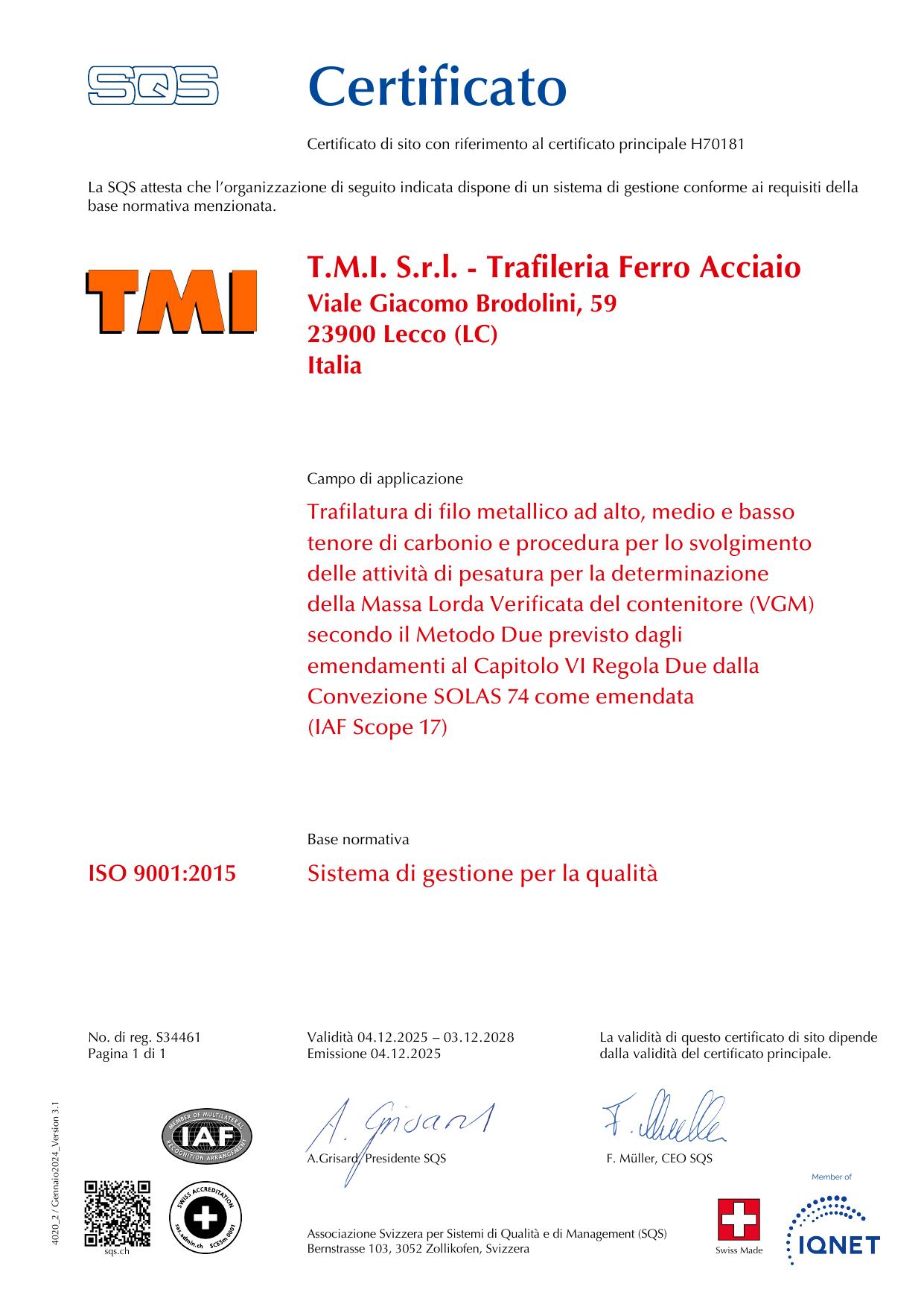 Anteprima ISO 9001 — IT